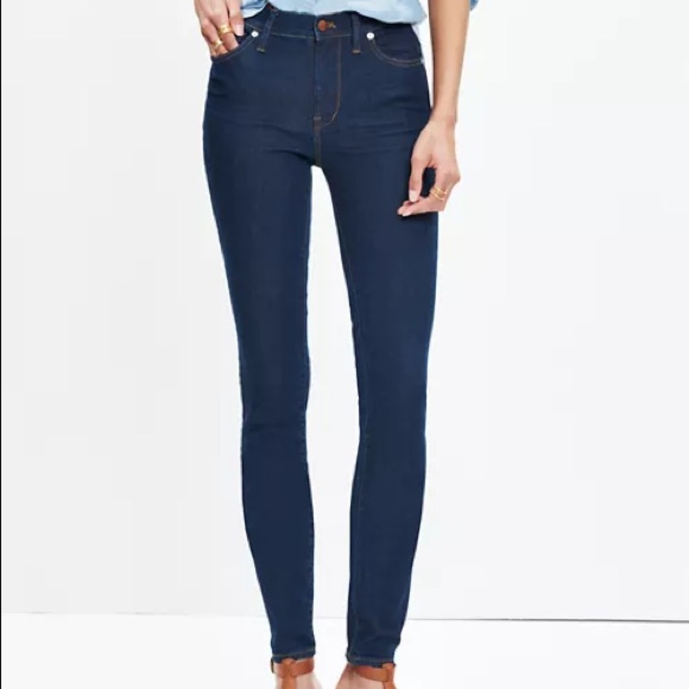 High-Rise Skinny Jeans in Davis Wash